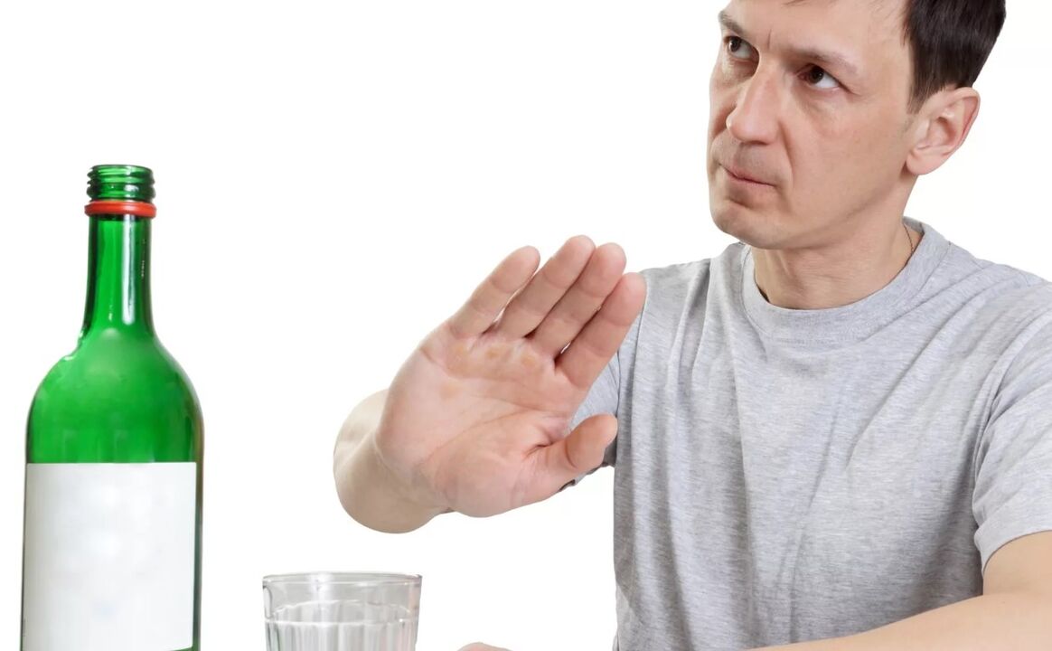 Hören Sie mit dem Alkohol auf