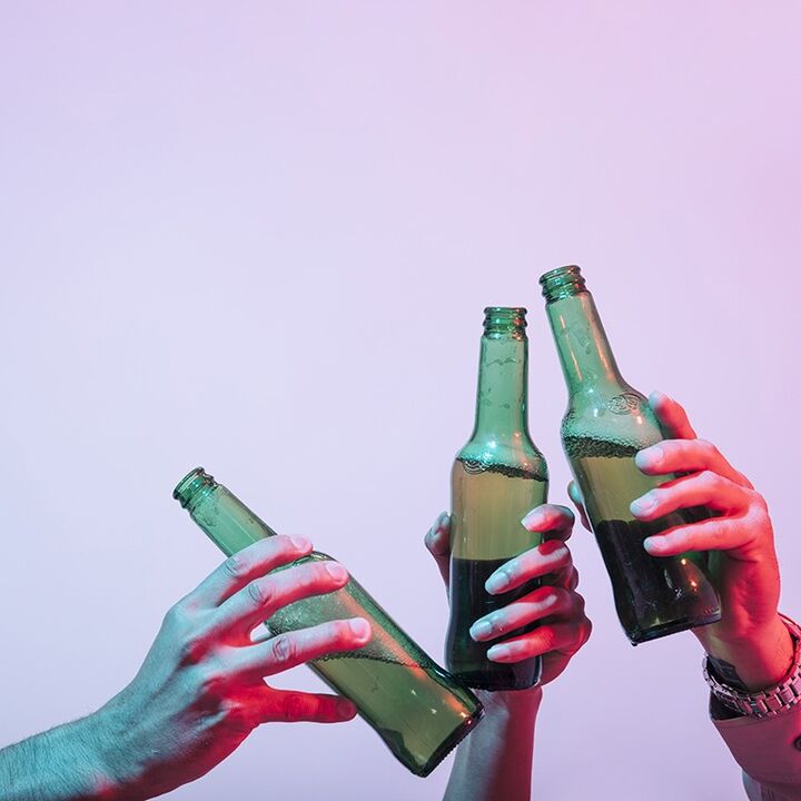 Die Wirkung von Alkohol auf einen Teenager